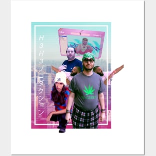 H3H3 Vaporwave Posters and Art